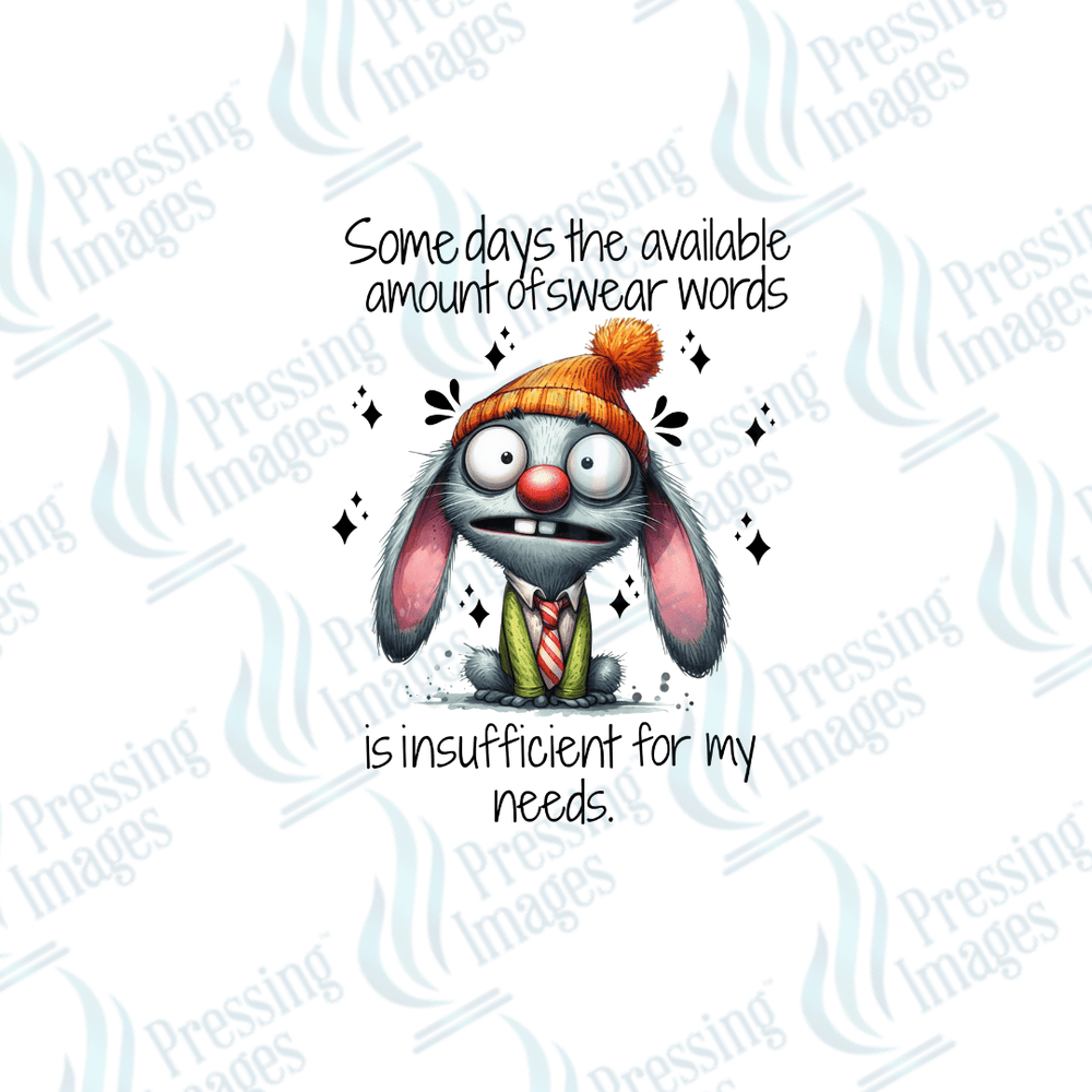 DTF 2554 Somedays the available amount of swear words - Pressing Images