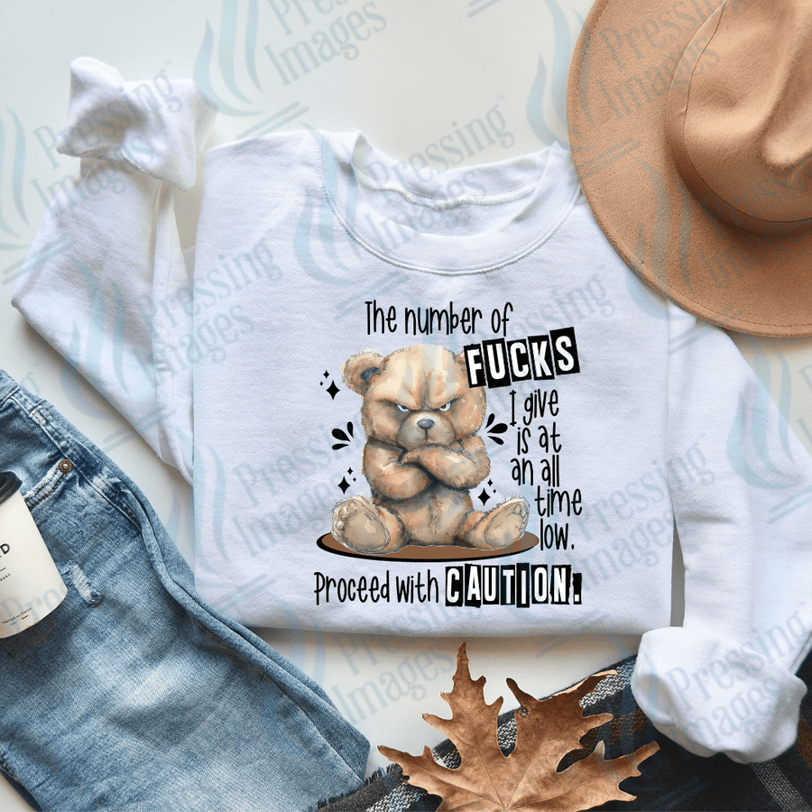 DTF 2557 The number of fucks - Pressing Images