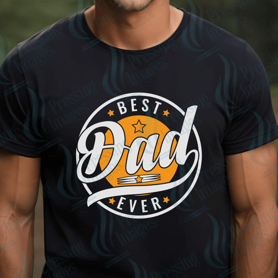 DTF 2570 Best Dad Ever - Pressing Images