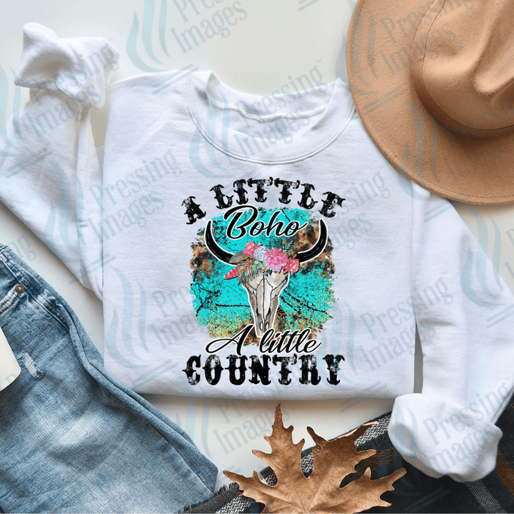 DTF 2596 A little boho a little country - Pressing Images