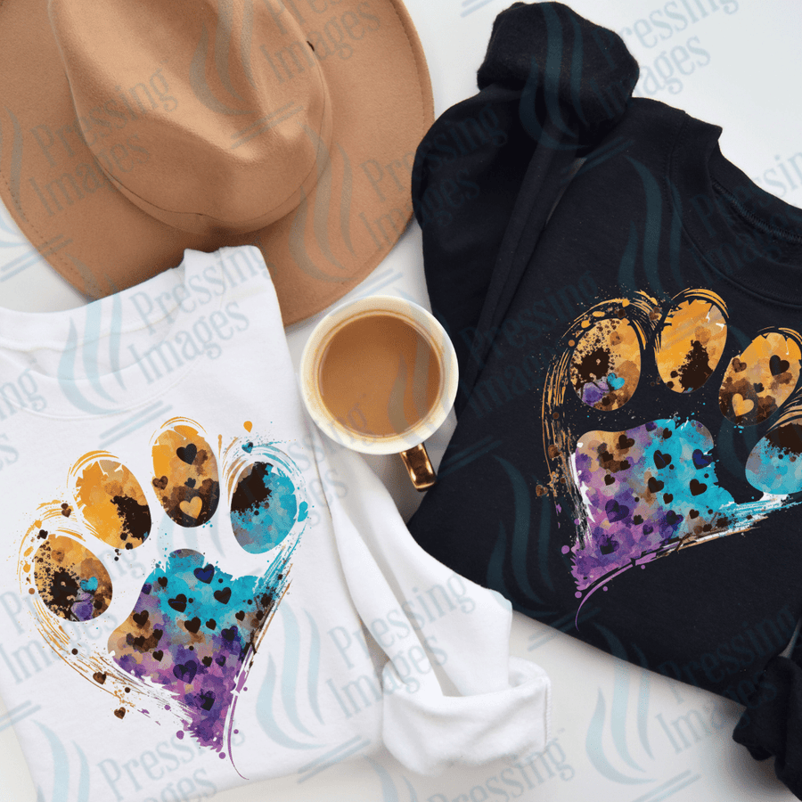 DTF 2600 Paw print - Pressing Images