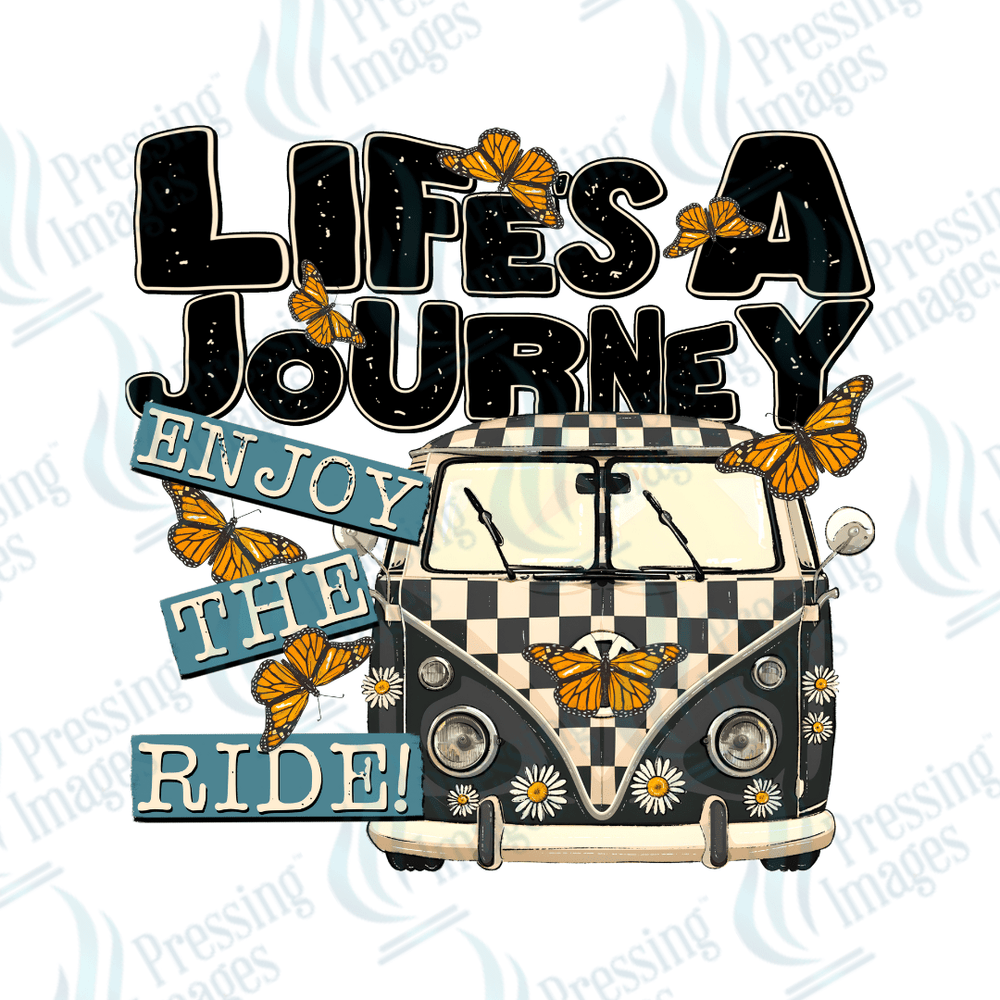 DTF 2612 Life's a journey - Pressing Images