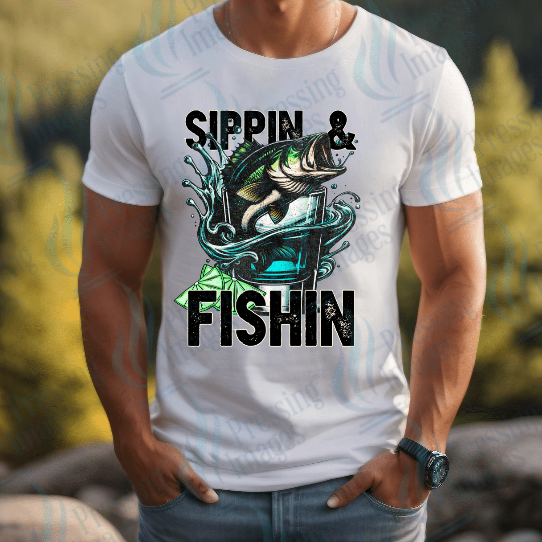 DTF 2630 Sippin and fishin - Pressing Images