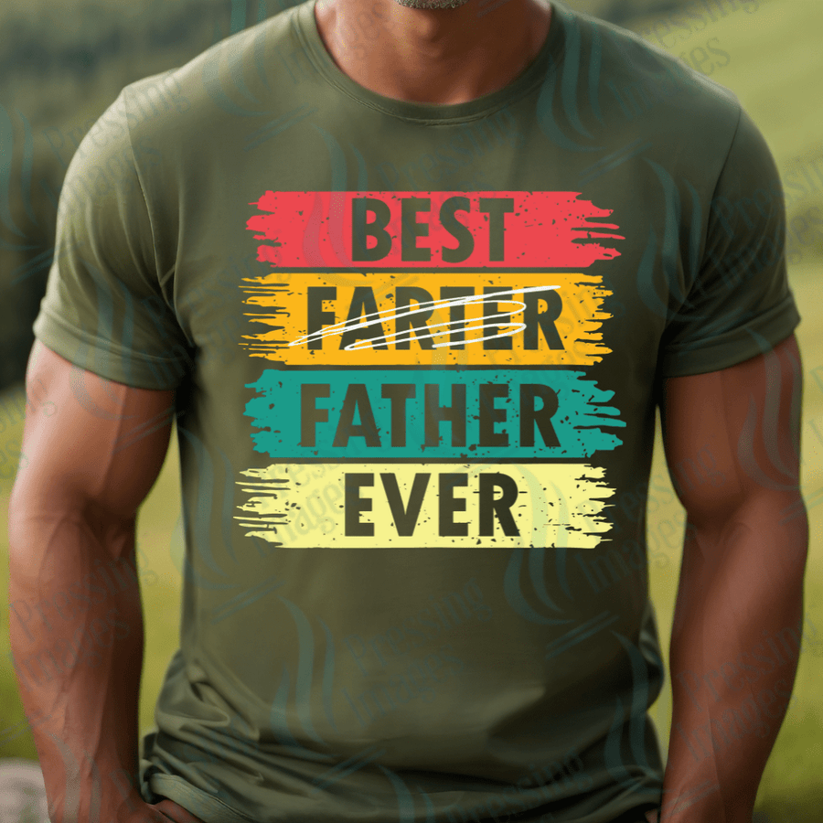 DTF 2635 Best farter father ever - Pressing Images