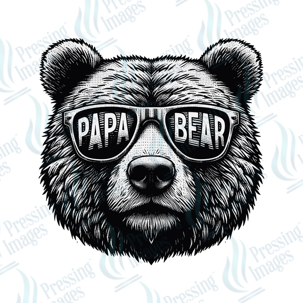 DTF 2636 Papa bear - Pressing Images