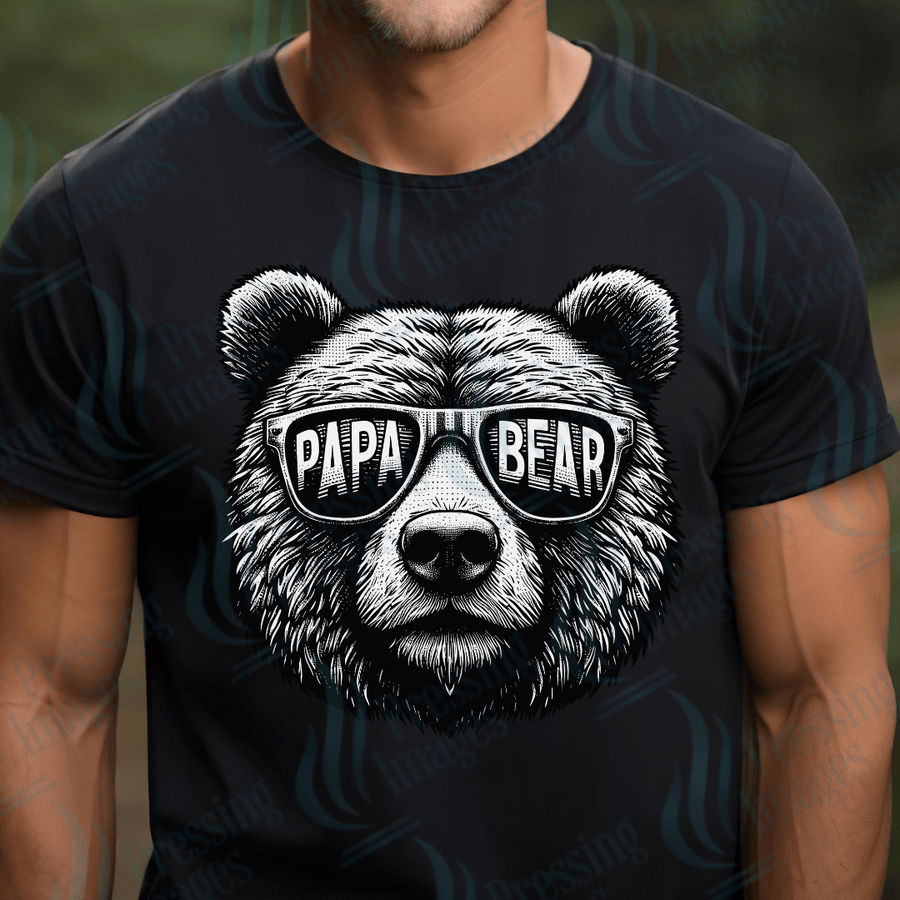 DTF 2636 Papa bear - Pressing Images