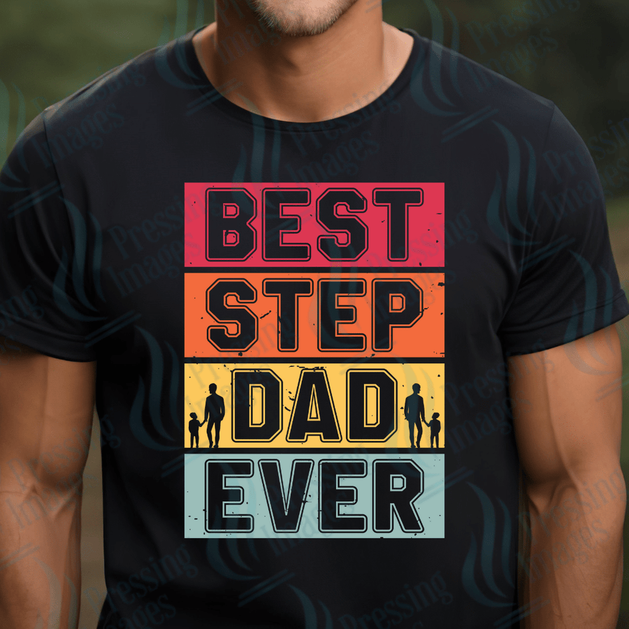 DTF 2639 Best step dad ever - Pressing Images