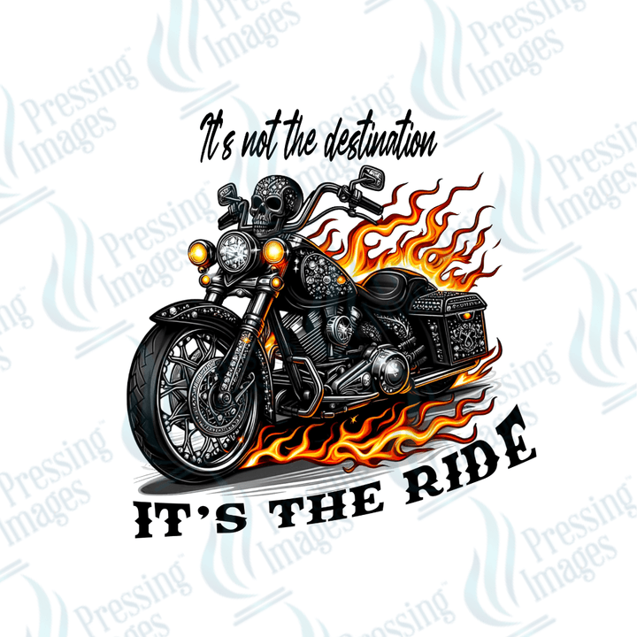 DTF 2649 It's not the destination it's the ride - Pressing Images