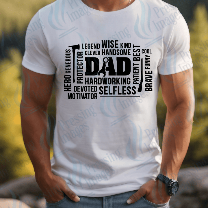 DTF 2654 Dad collage - Pressing Images