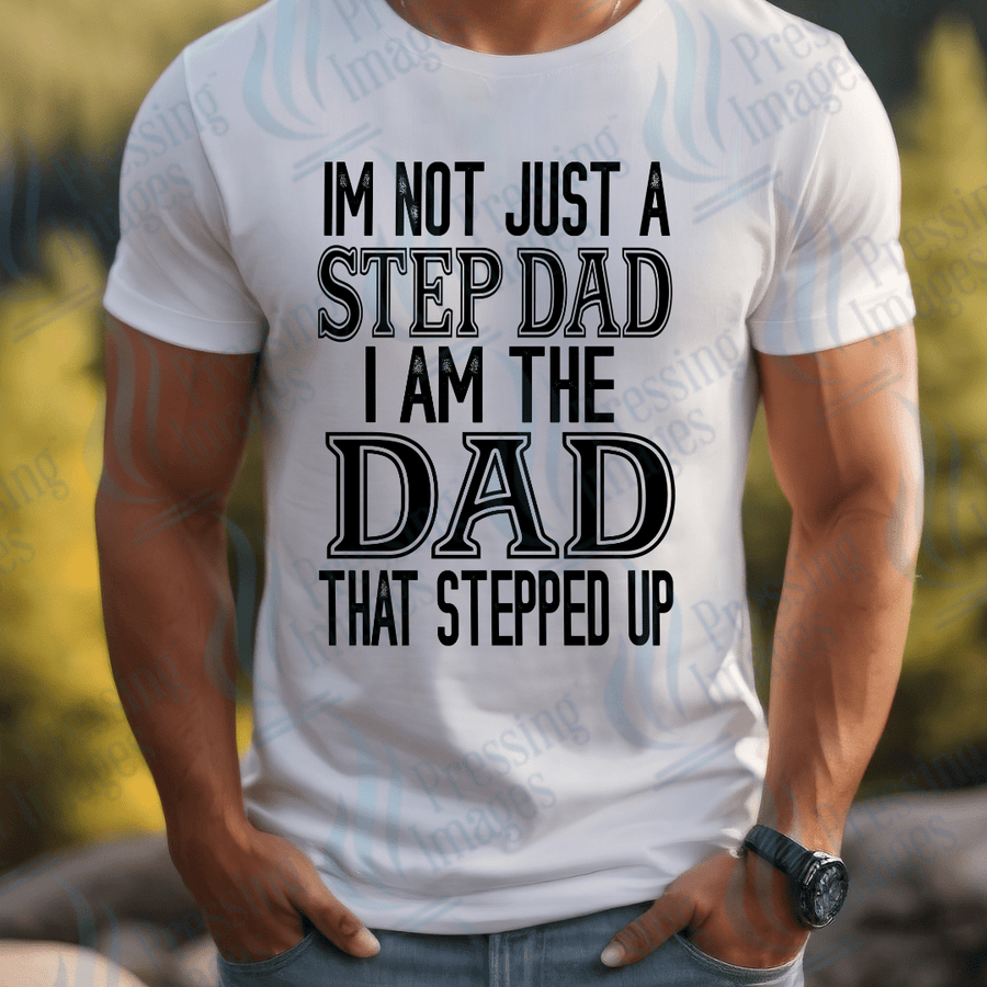 DTF 2657 Step dad - Pressing Images