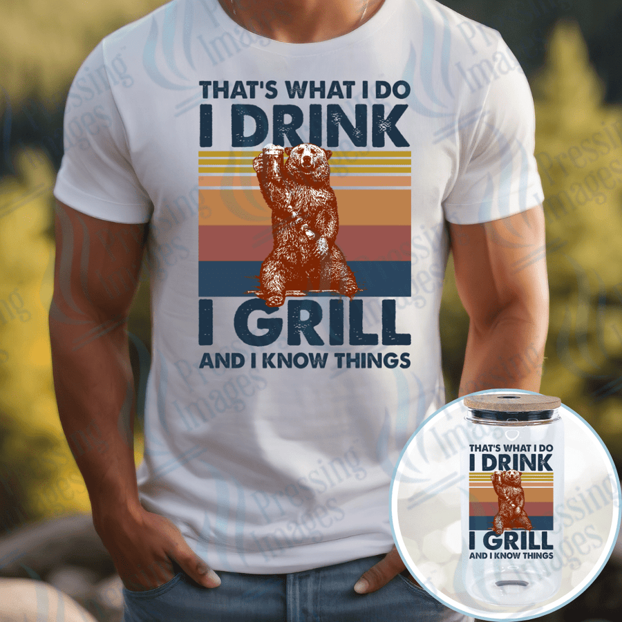DTF 2667 I drink I grill - Pressing Images