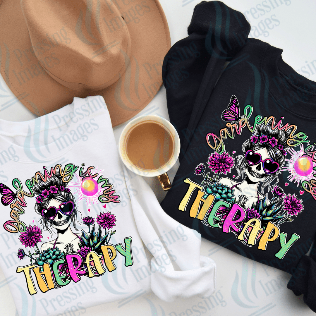 DTF 2689 Gardening is my therapy - Pressing Images