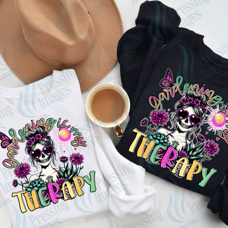 DTF 2689 Gardening is my therapy - Pressing Images