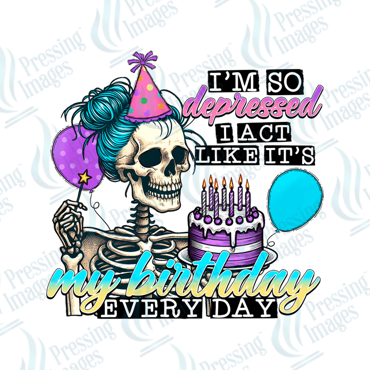 DTF 2691 I'm so depressed - Pressing Images