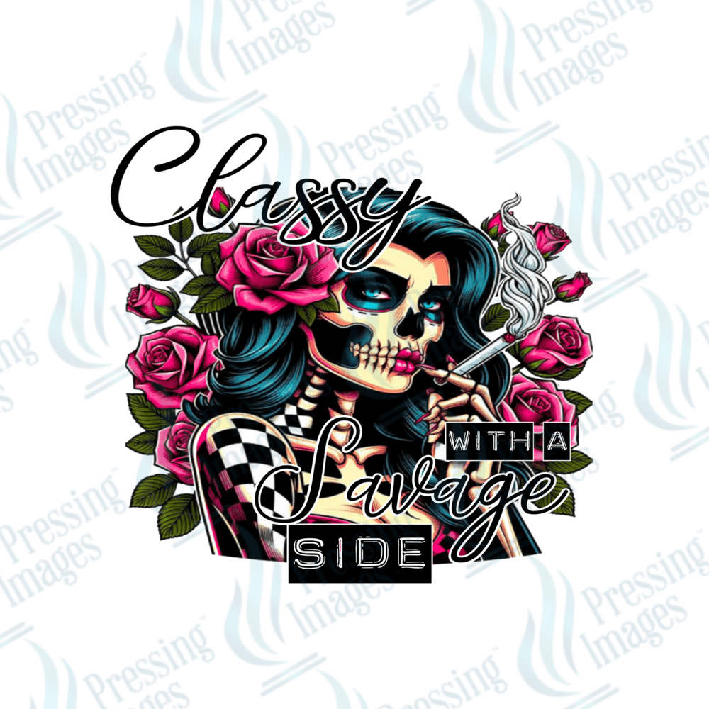 DTF 2701 Classy with a savage side - Pressing Images