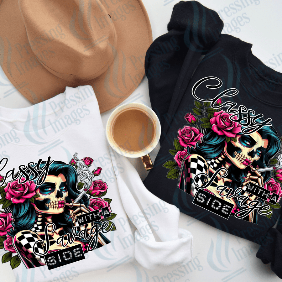 DTF 2701 Classy with a savage side - Pressing Images
