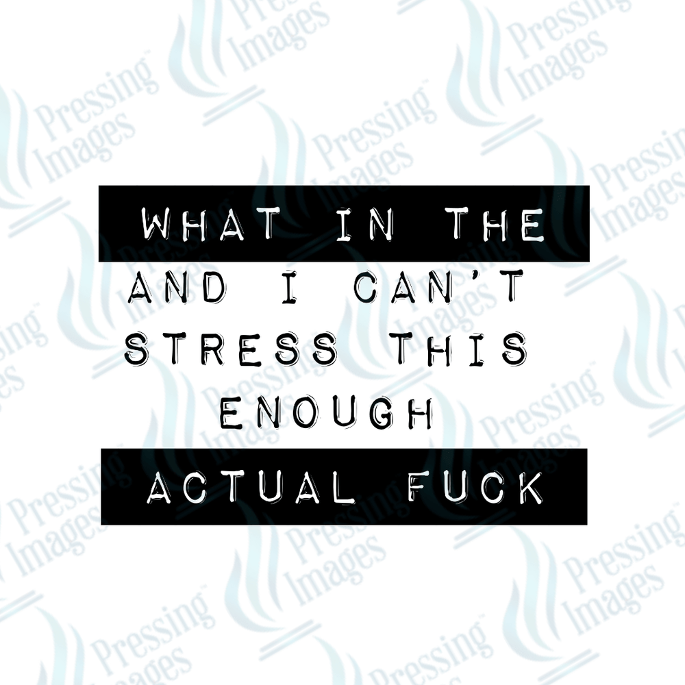 DTF 2704 What in the actual fuck - Pressing Images