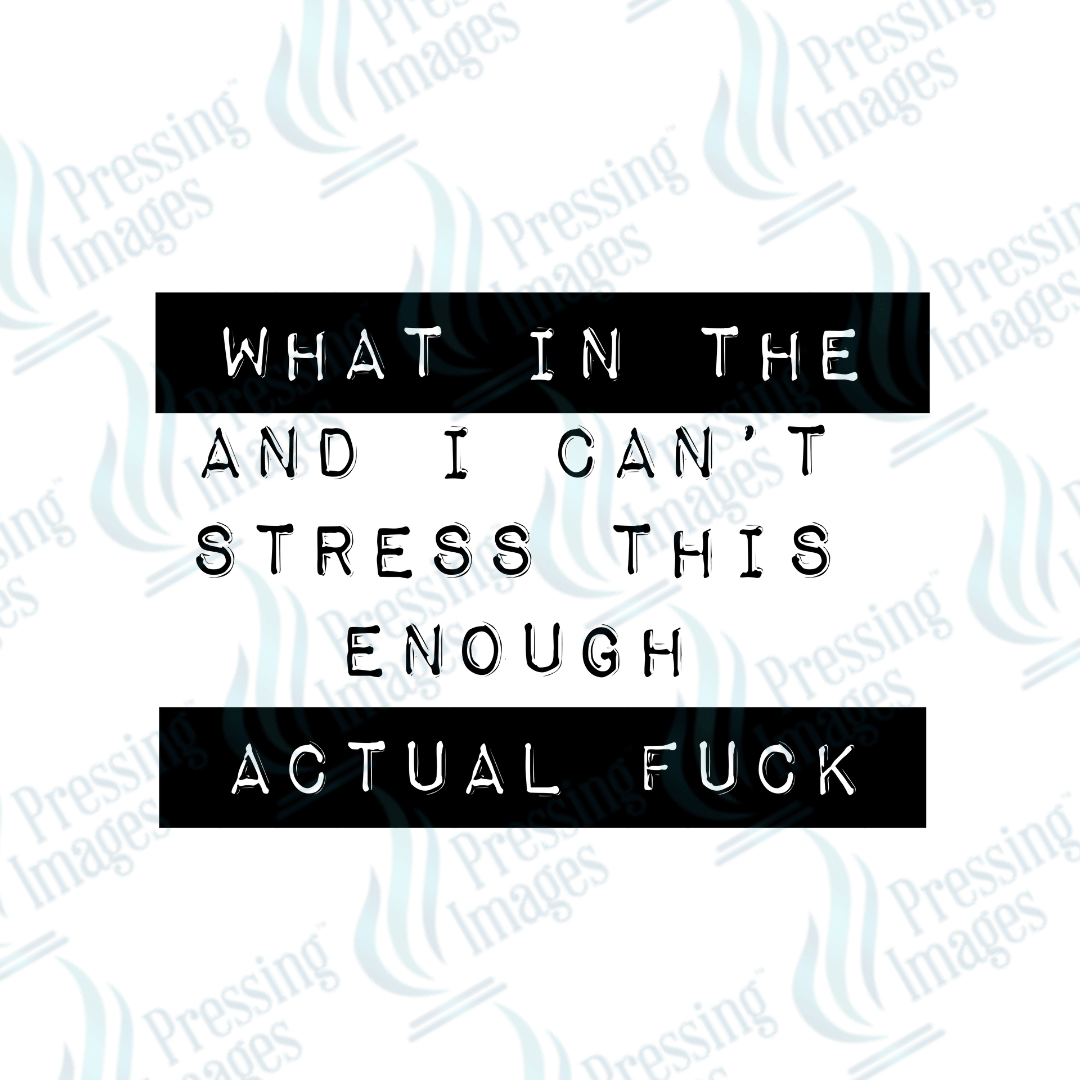 DTF 2704 What in the actual fuck - Pressing Images