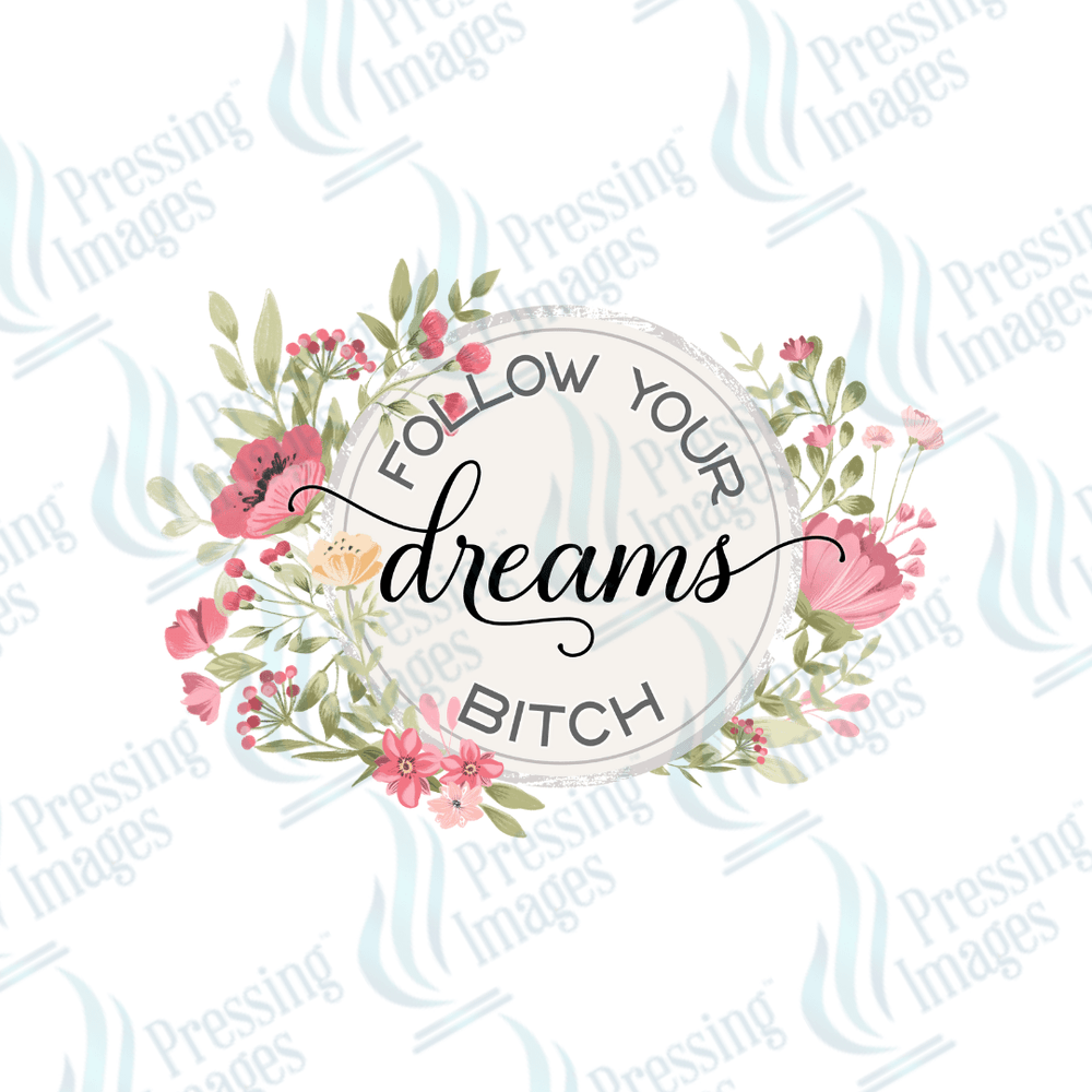 DTF 2711 Follow your dreams - Pressing Images