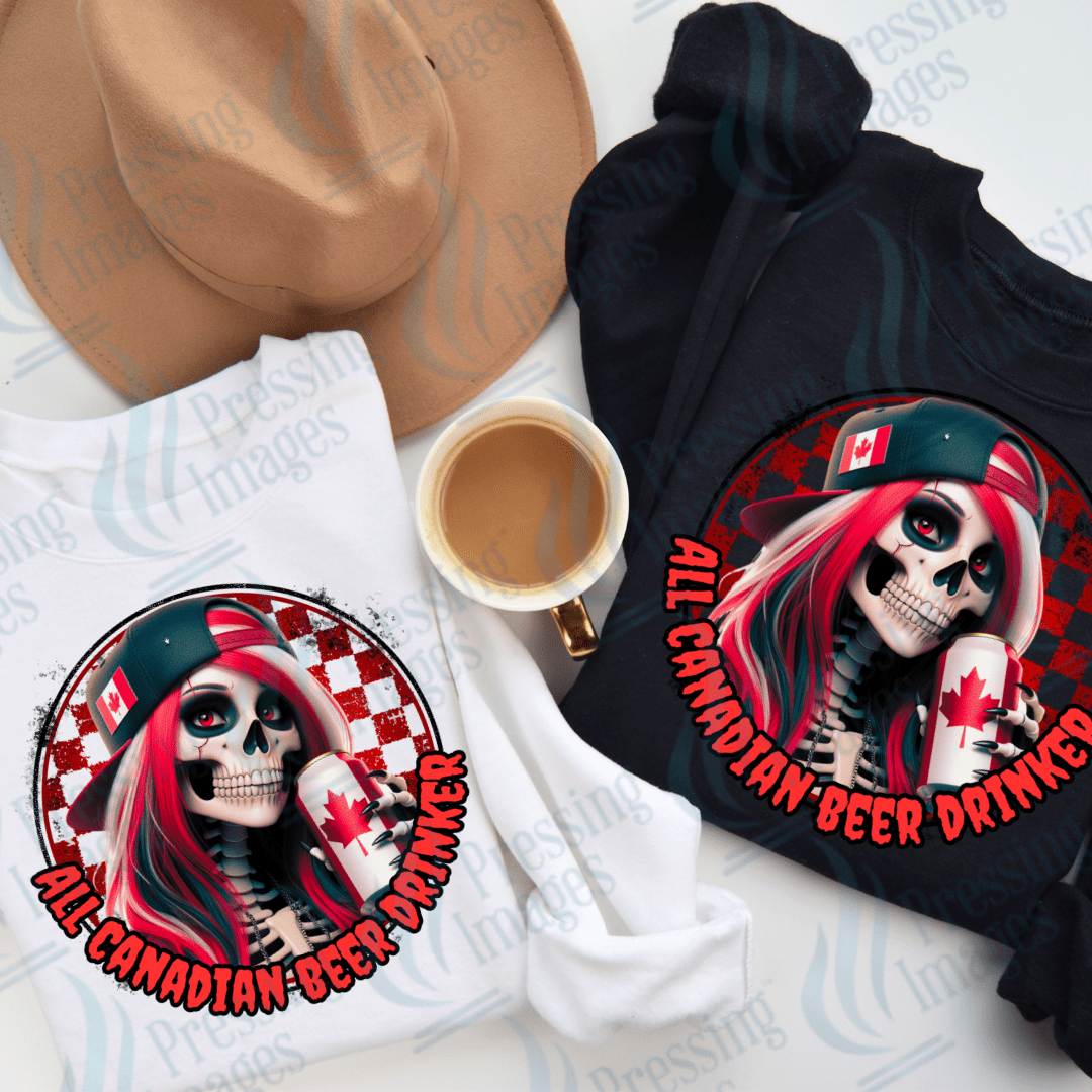 DTF 2716 All Canadian beer drinker - Pressing Images