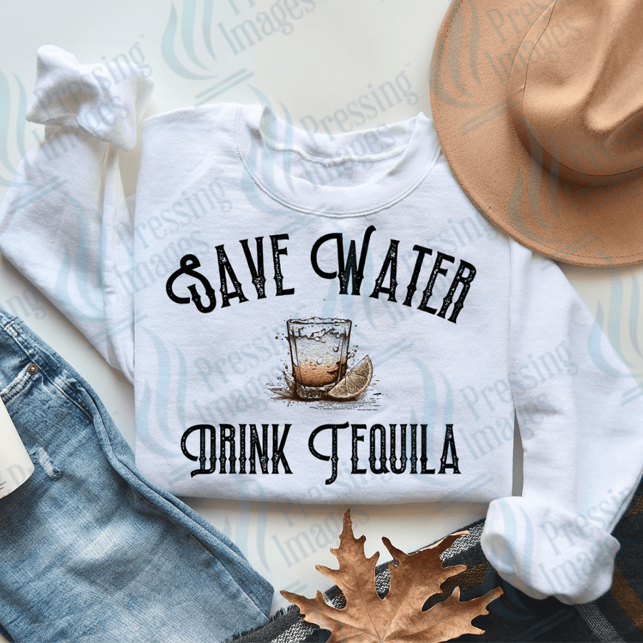 DTF 2723 Save water - Pressing Images