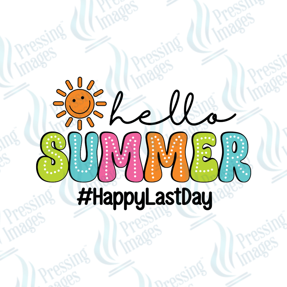 DTF 2725 Hello summer - Pressing Images