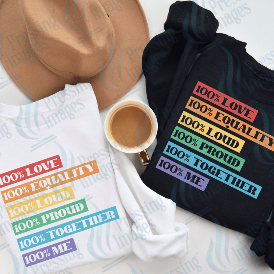 DTF 2737 100% Pride - Pressing Images