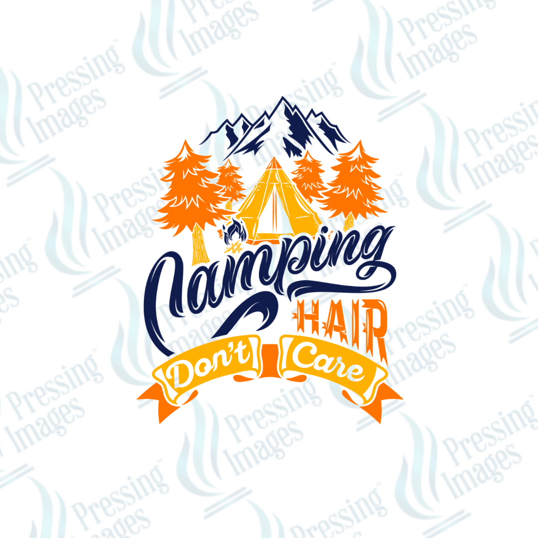 DTF 2759 Camping hair - Pressing Images