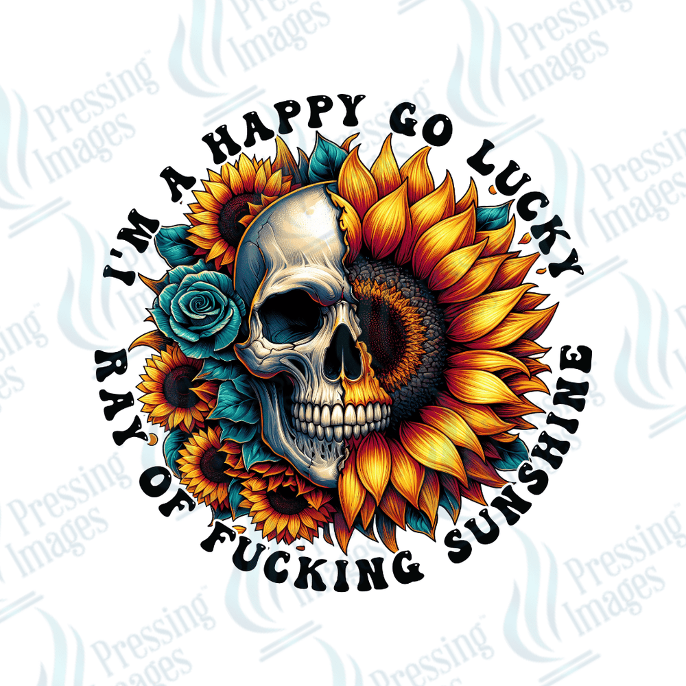 DTF 2770 I am a happy go lucky - Pressing Images