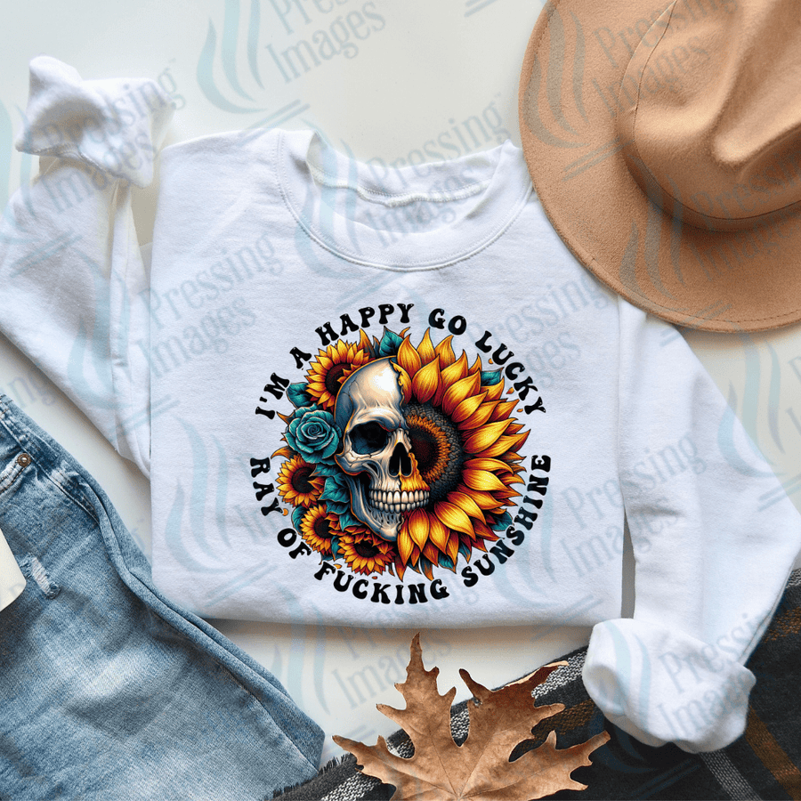 DTF 2770 I am a happy go lucky - Pressing Images