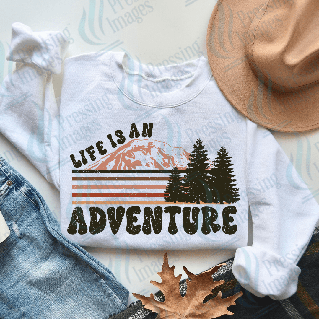 DTF 2773 Life is an adventure - Pressing Images