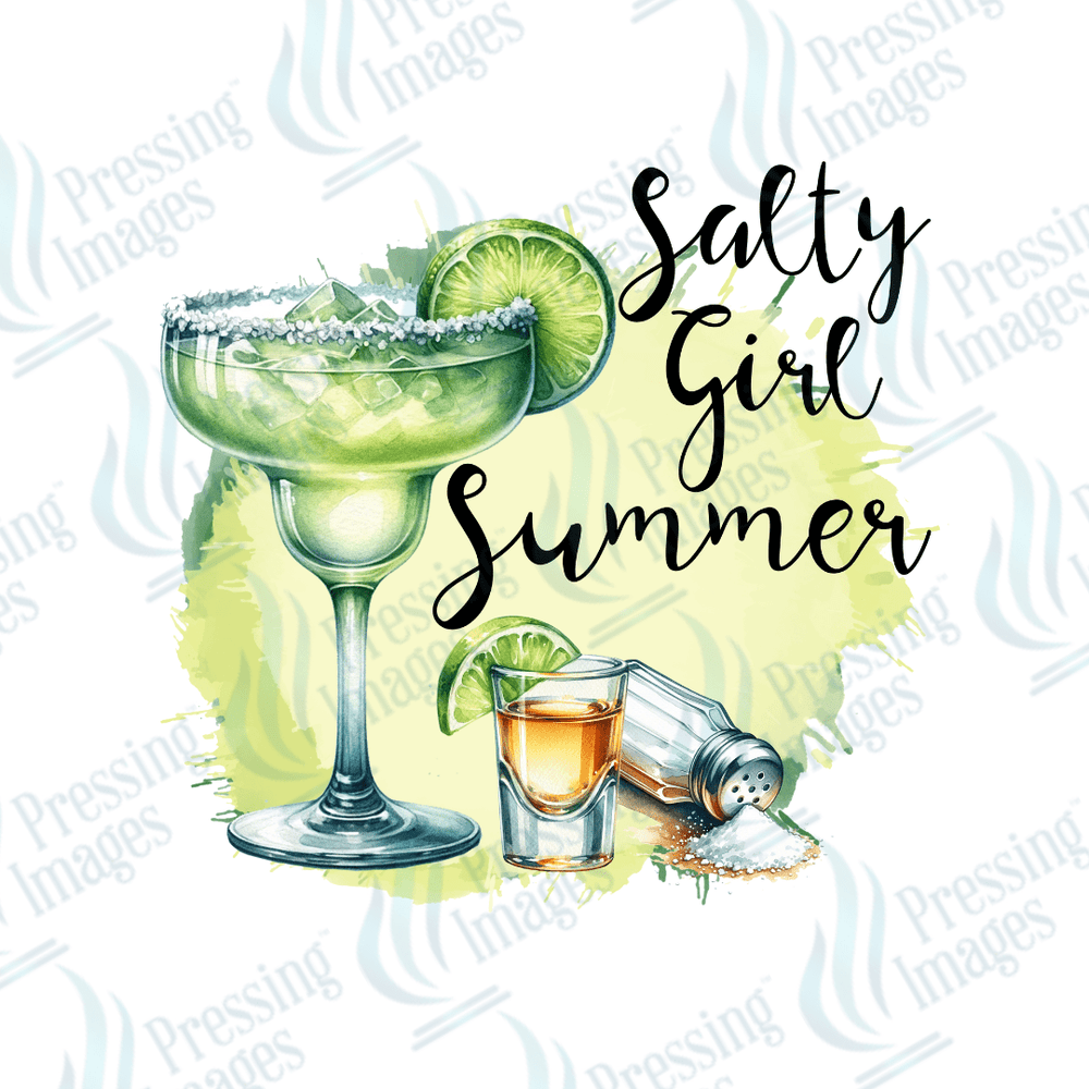 DTF 2779 Salty girl summer - Pressing Images