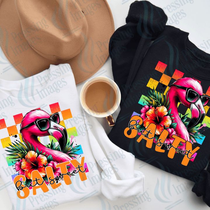 DTF 2780 Salty but sweet Flamingo - Pressing Images