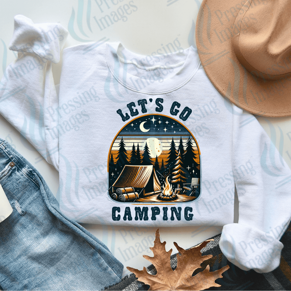 DTF 2787 Let's go camping - Pressing Images