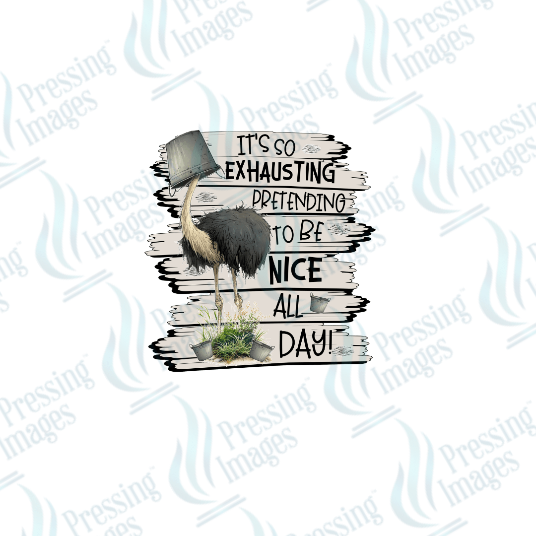 DTF 2804 It's so exhausting - Pressing Images
