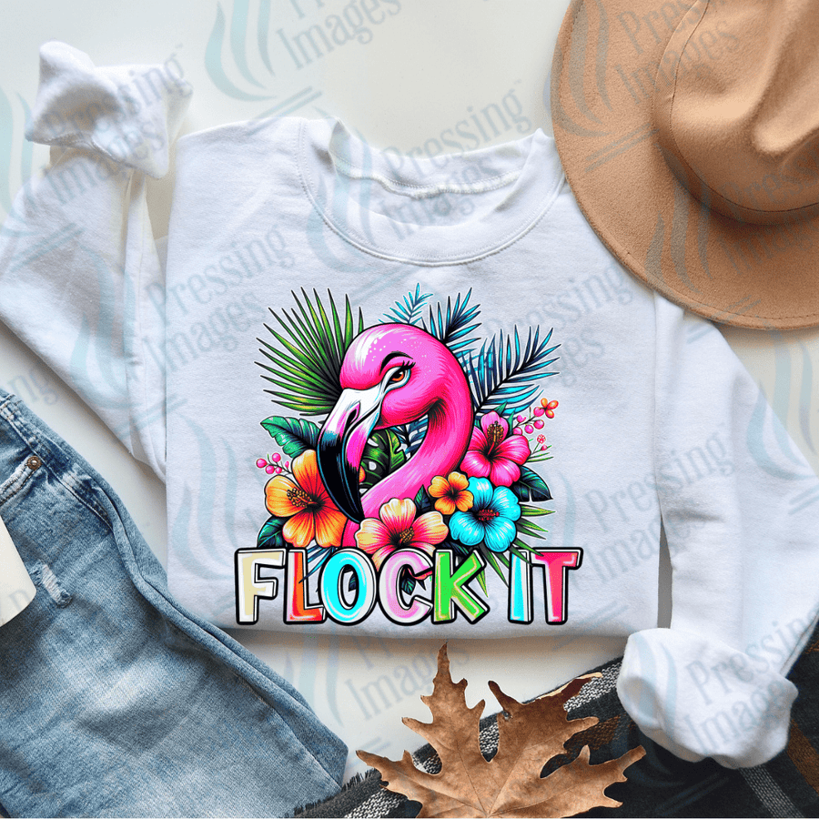 DTF 2815 Flock it - Pressing Images