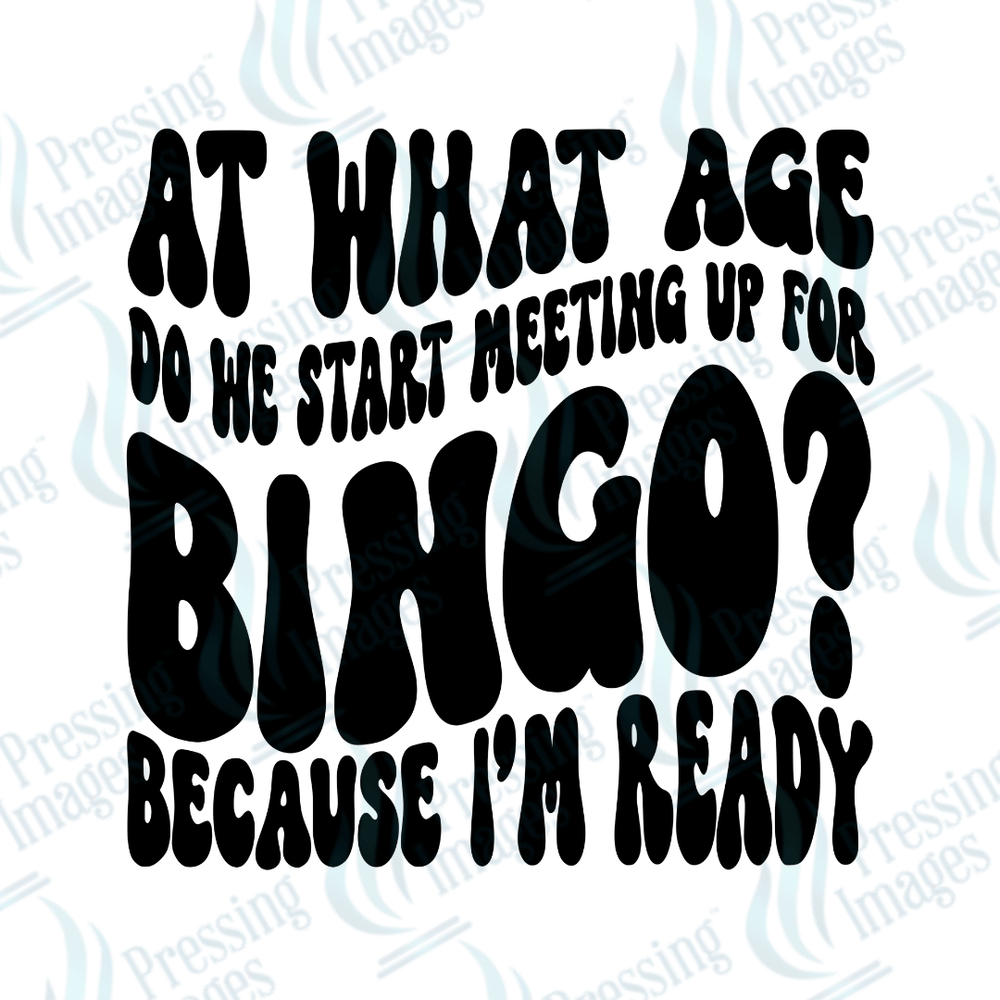 DTF 2817 Bingo - Pressing Images