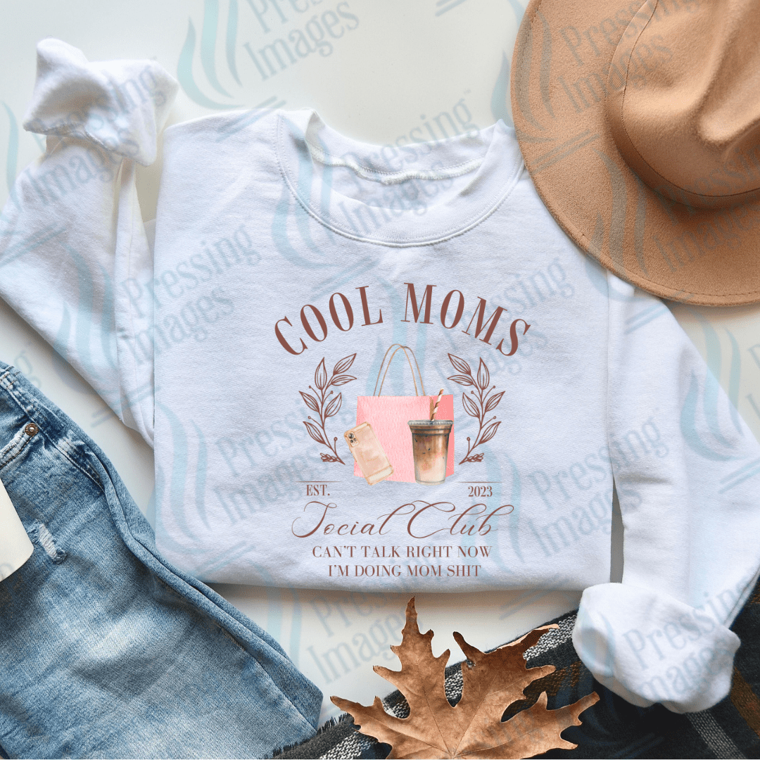 DTF 2821 Cool moms social club - Pressing Images