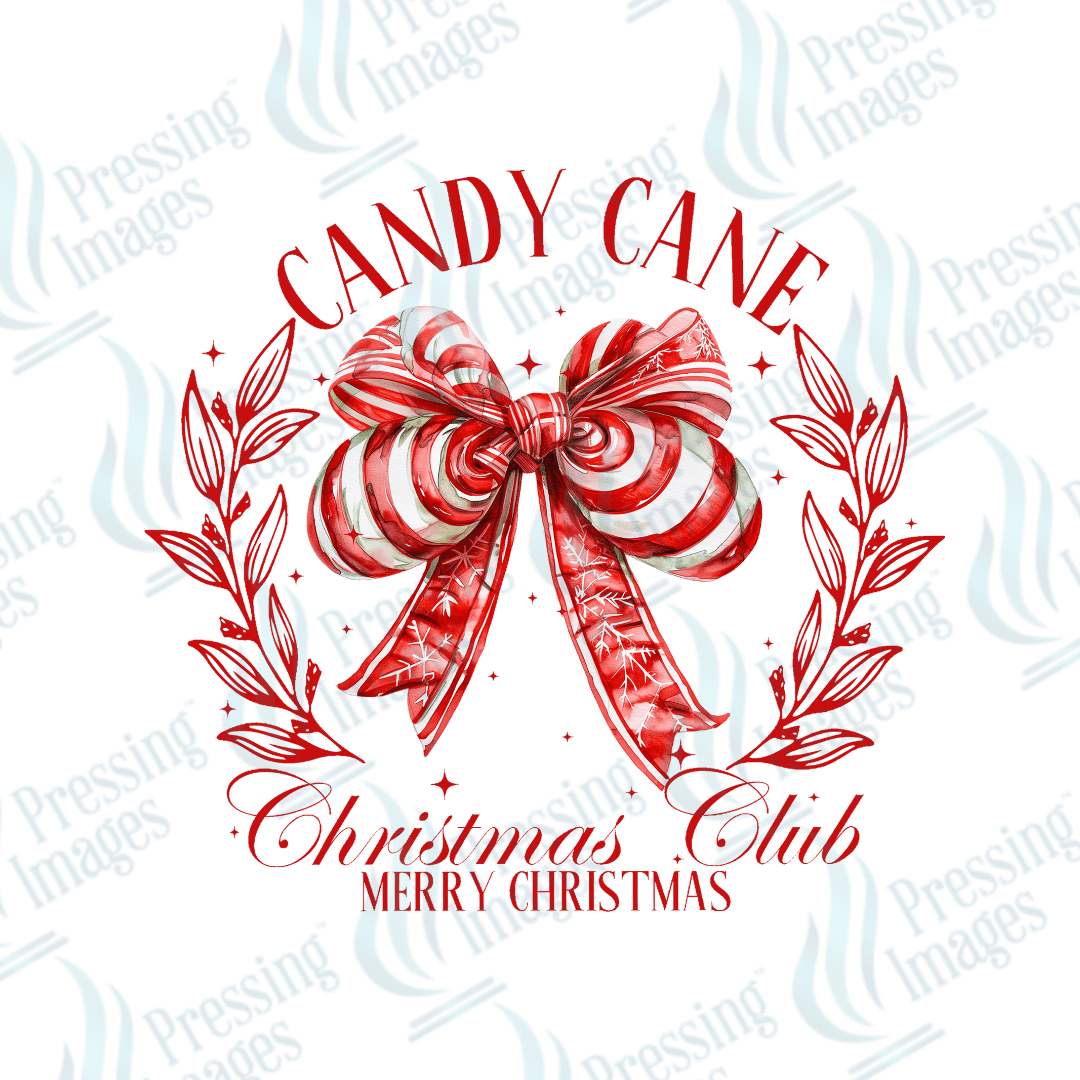DTF 2826 Candy cane social club - Pressing Images