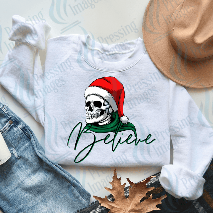 DTF 2827 Skullie believe - Pressing Images