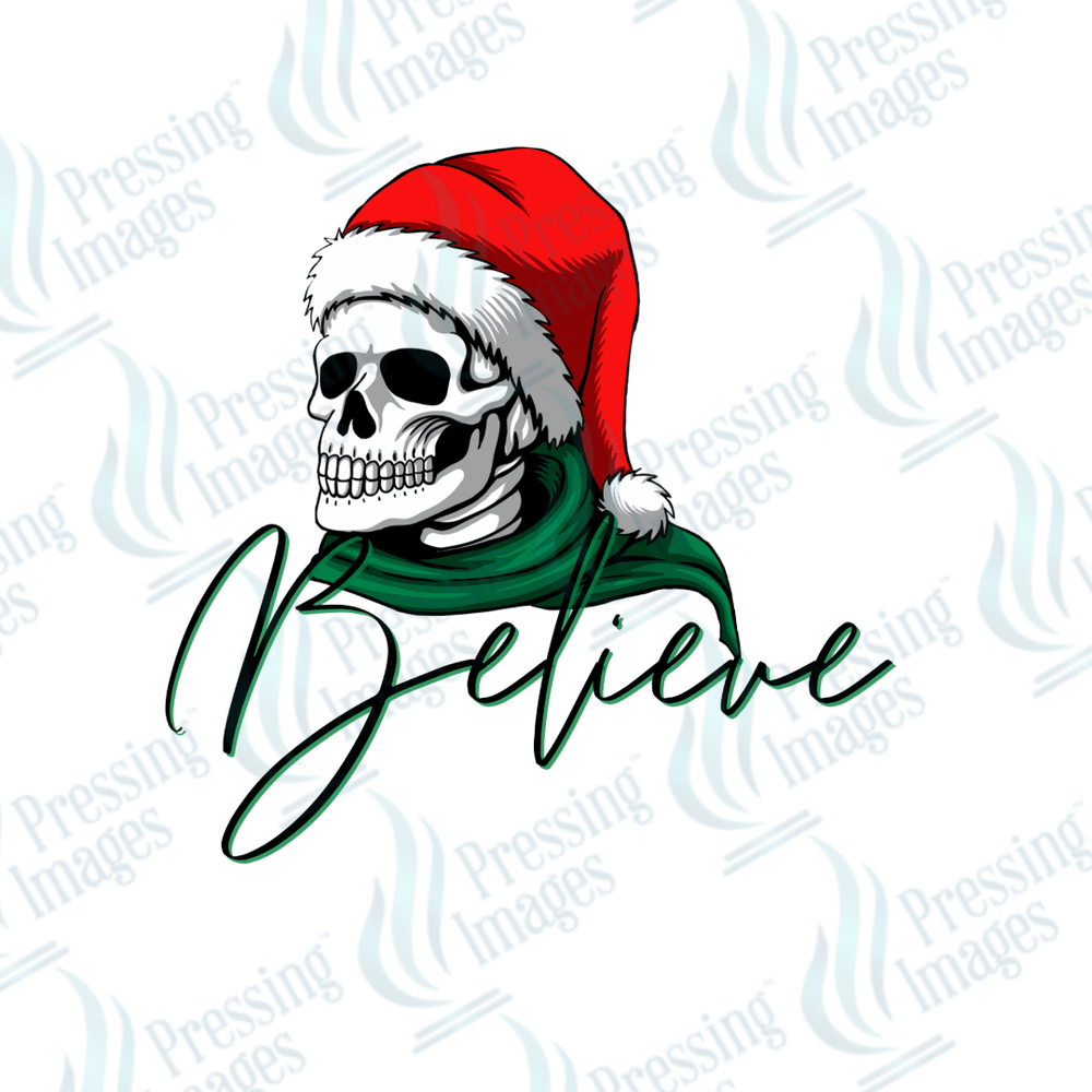 DTF 2827 Skullie believe - Pressing Images