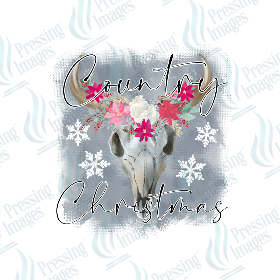 DTF 2834 Country Christmas - Pressing Images