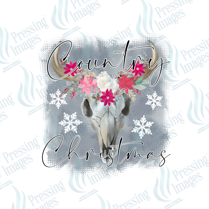 DTF 2834 Country Christmas - Pressing Images