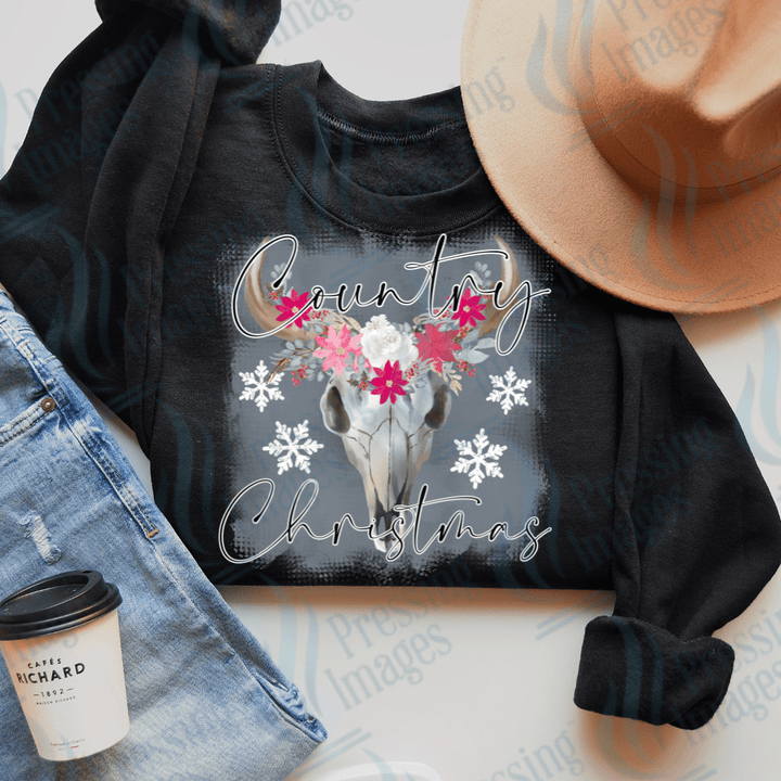 DTF 2834 Country Christmas - Pressing Images