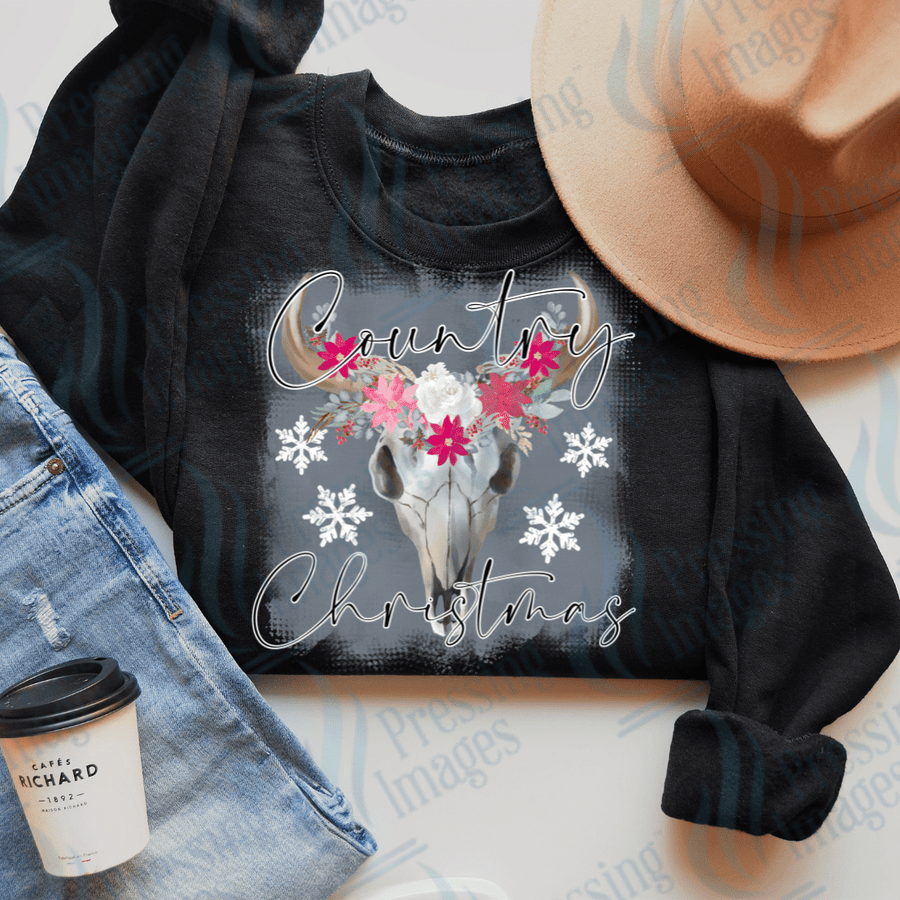 DTF 2834 Country Christmas - Pressing Images