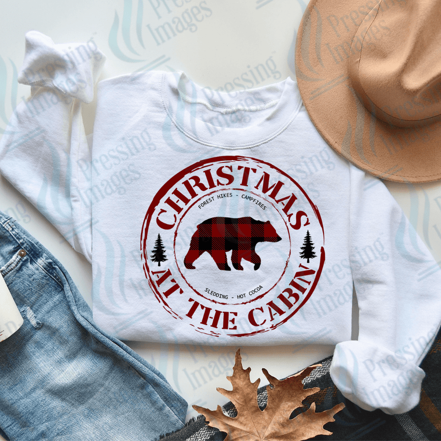 DTF 2835 Christmas at the cabin - Pressing Images