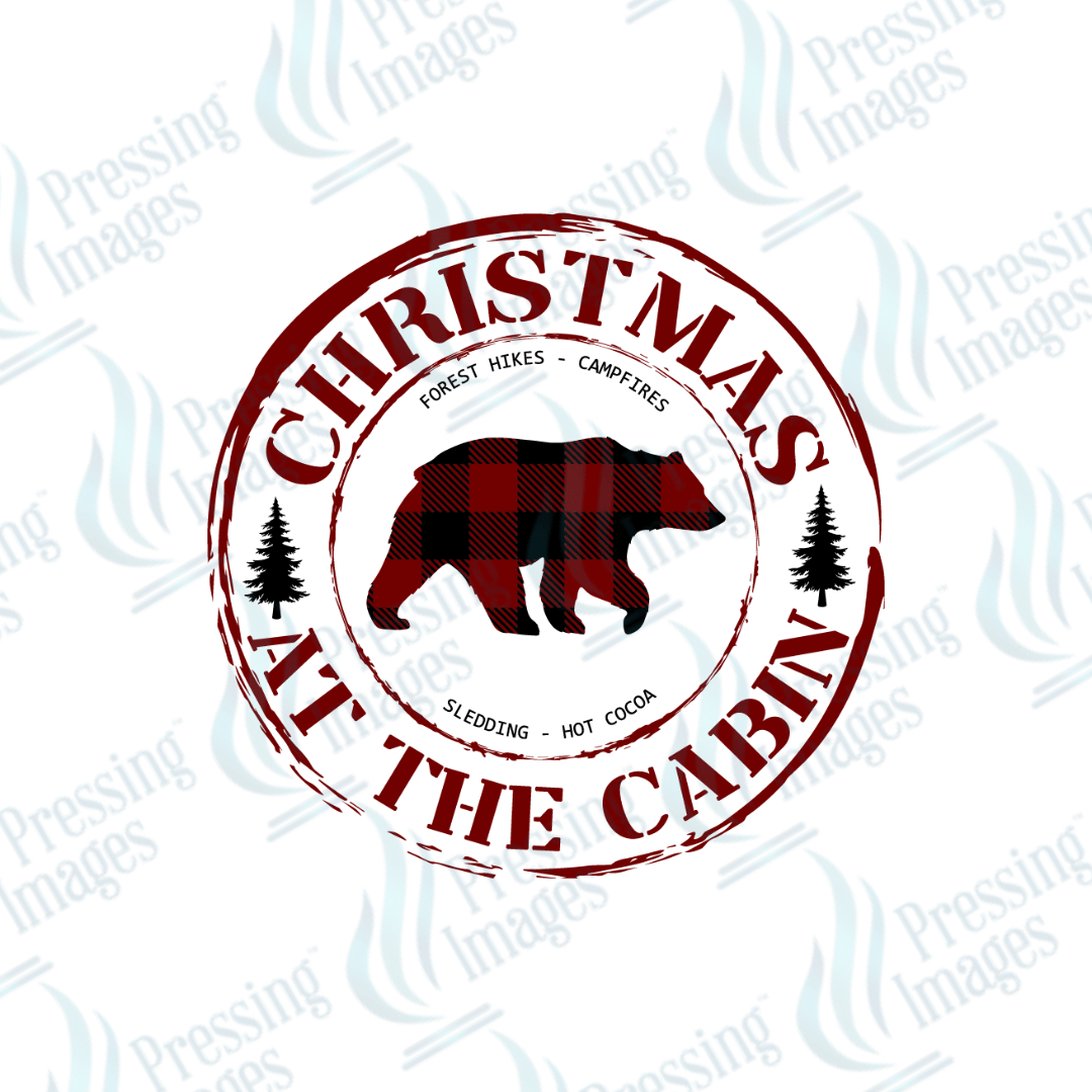 DTF 2835 Christmas at the cabin - Pressing Images
