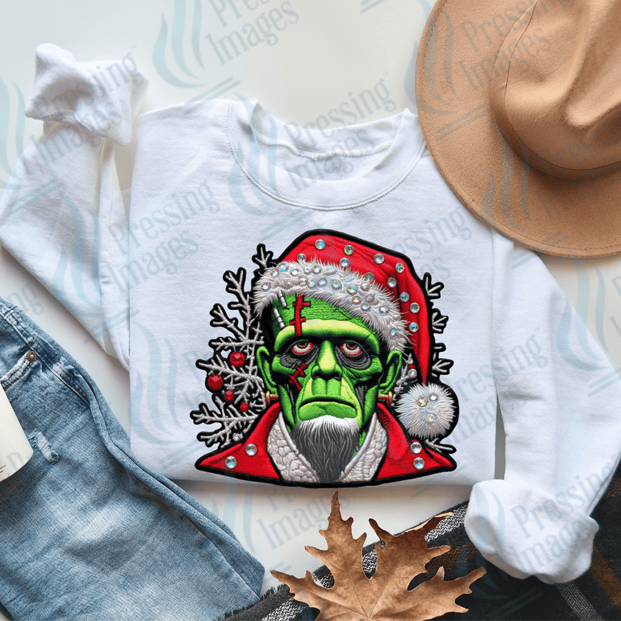 DTF 2836 Frankenstein Christmas - Pressing Images