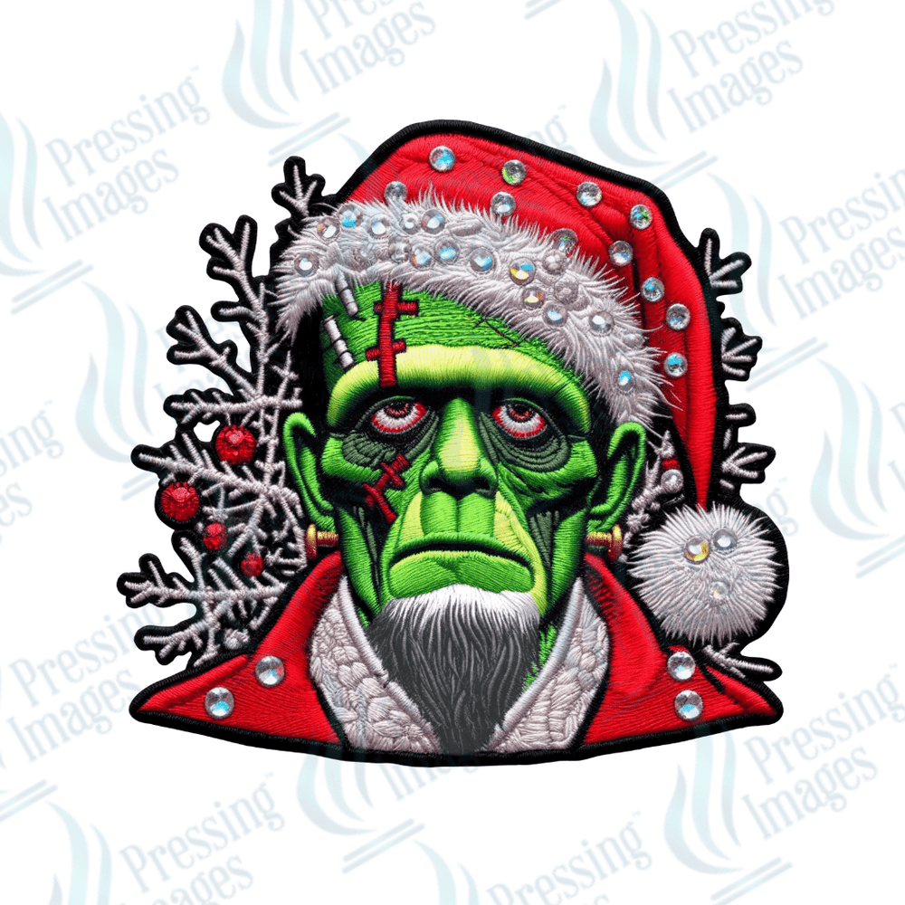 DTF 2836 Frankenstein Christmas - Pressing Images