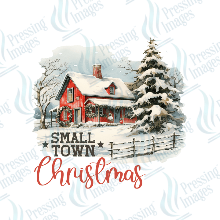 DTF 2849 Small town Christmas - Pressing Images